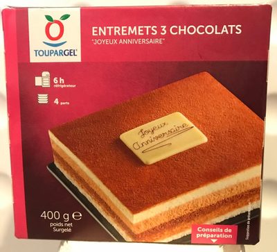 Entremets 3 chocolats