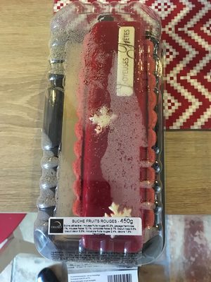 Bûche fruits rouges