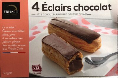 4 eclairs chocolat