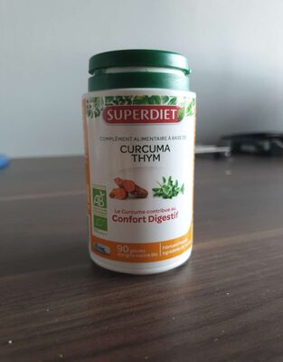 Complètement alimentaire à base de curcuma et de thym