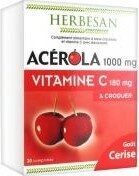 Complément alimentaire Acérola 1000mg vitamine C