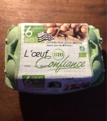 L'oeuf bio Confiance front packaging