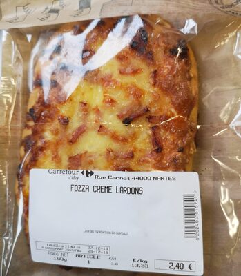 Fozza crème-lardons