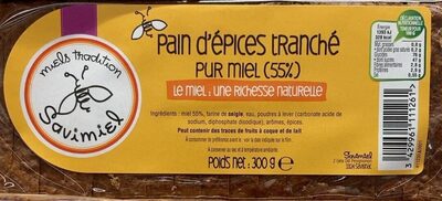 Pain d’epices tranché