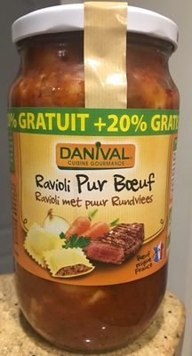 Ravioli Boeuf + front packaging