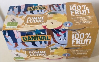 PUREE POMME COING front packaging