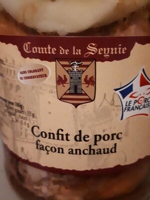 Confit de porc façon  anchaud