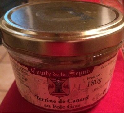 Terrine de canard au foie gras