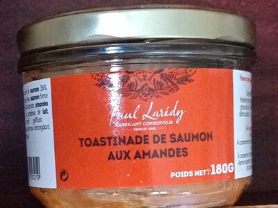 Toastinade de saumon aux amandes front packaging