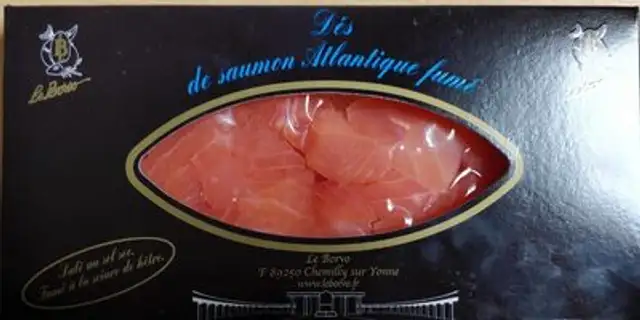 Dés de saumon Atlantique fumé