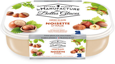 Crème glacée à la noisette d'Italie