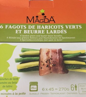 Fagots de haricots verts et beurre lardes