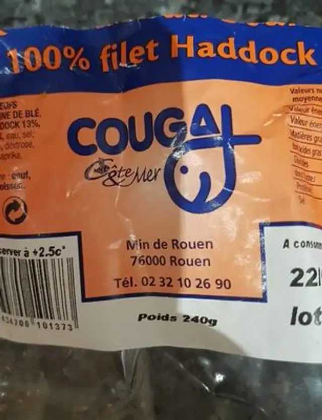 Quenelles au beurre 100% filet Haddock