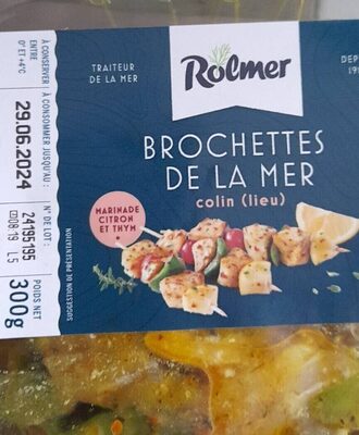 Brochettes de la mer