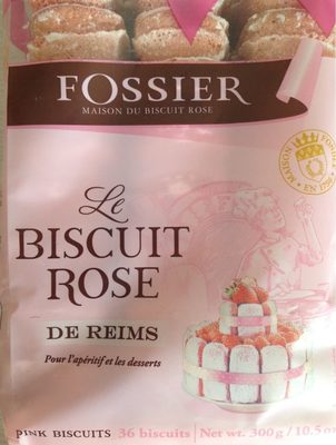 Le Biscuit Rose de Reims front packaging