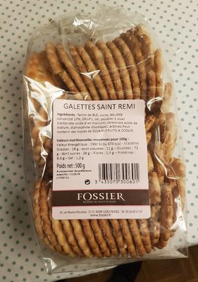 Galettes Saint Rémi