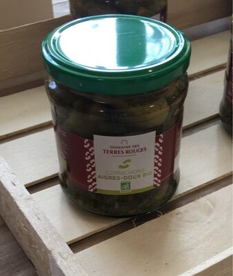 Cornichon aigres-doux bio front packaging