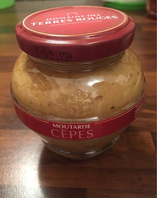 Moutarde Cèpes front packaging