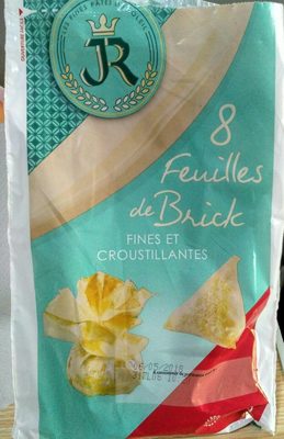 Feuilles de brick front packaging