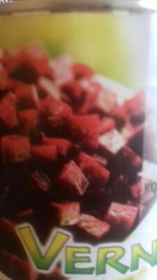 Betteraves rouges en dés assaisonnées