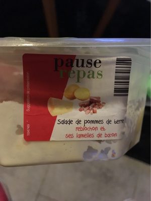 Salade pdt reblochon bacon