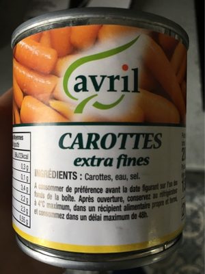 Carottes extra fines