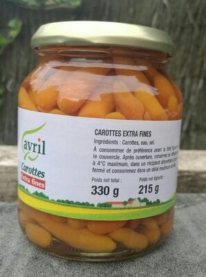 Carottes extra fines