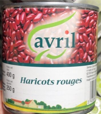 Haricots rouges front packaging