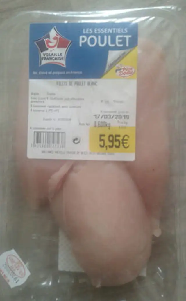 Filet de poulet blanc Volaille Française s/atm