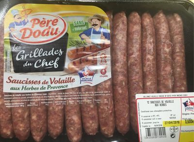 Saucisses volaille Douce France