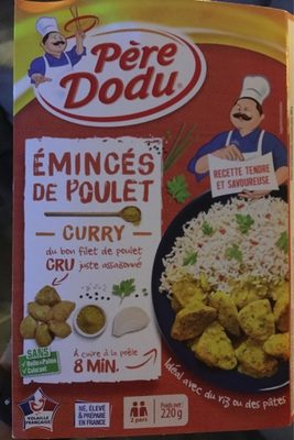 Emincés de poulet-Curry