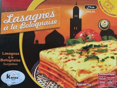 Lasagne bolognaise Halal front packaging