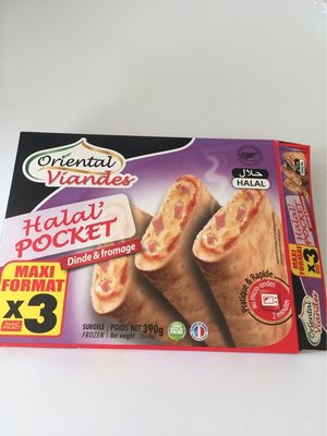 Halal Pocket dinde et fomage