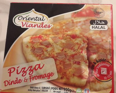 Pizza dinde et fromage