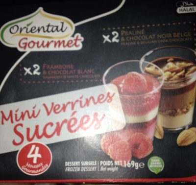 Mini verrines sucrees