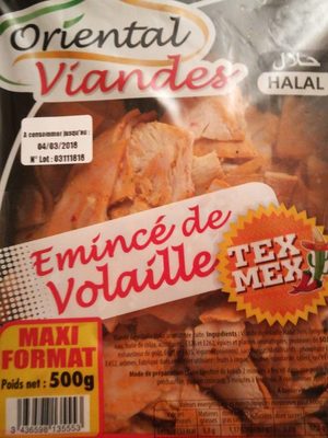 Emincé de volaille Tex Mex
