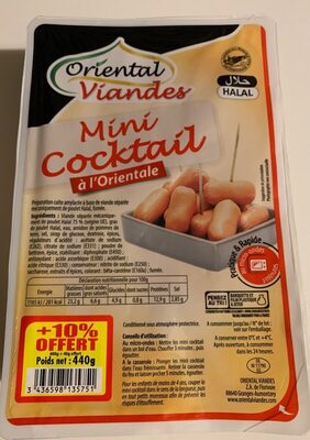 Mini Cocktail à l'Orientale