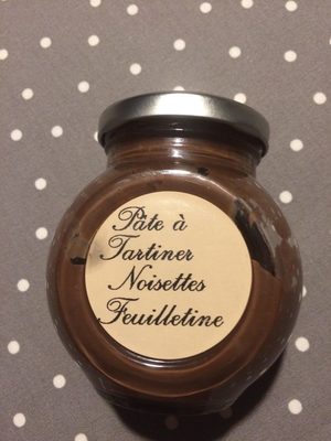 Pate a tartiner noisette feuilletine