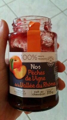 Confiture nos pêches de vigne
