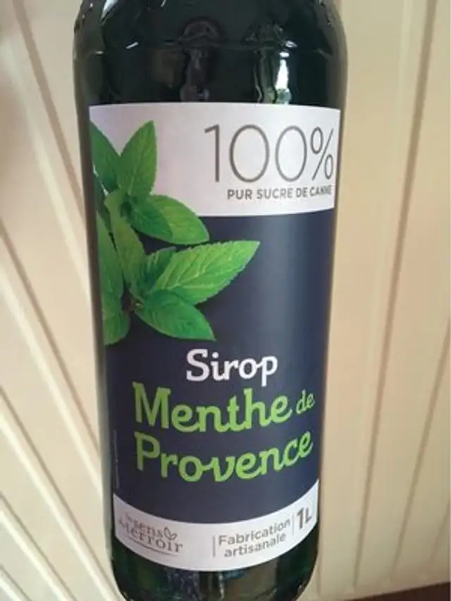 Sirop Menthe de Provence