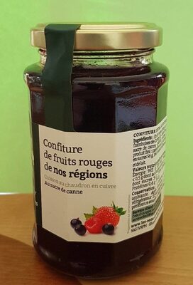 Confiture de fruits rouges de nos regions