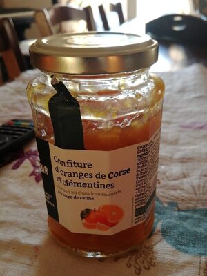 Confiture d'oranges de Corse et clementines