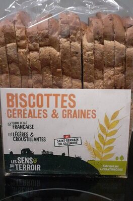 Biscottes céréales et graines
