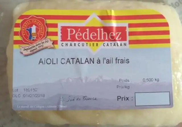 Aioli catalan à l'ail frais