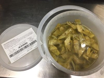 Coeur d artichauts confits au basilic