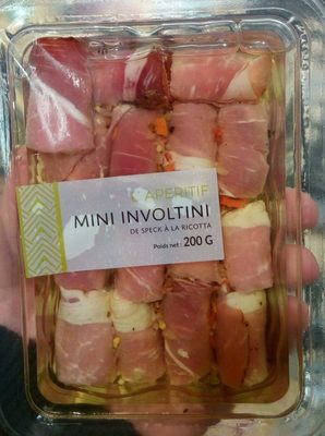 Mini Involtini Speck Ricotta front packaging