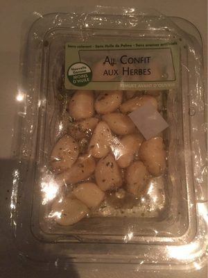 Ail confit aux herbes