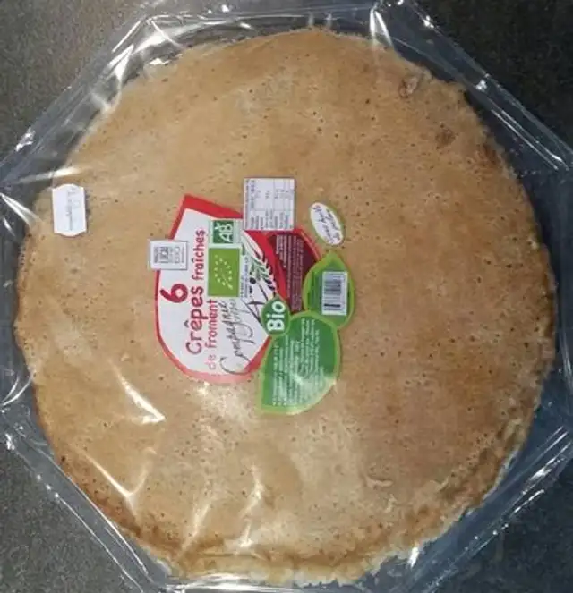 6 crêpes fraîches de froment
