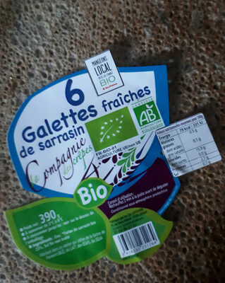 6 Galettes fraîches de sarrasin