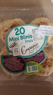 Minis blinis frais au sarrasin x20 100g